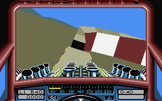 Stunt Car Racer atari screenshot