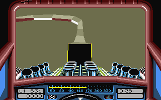 Stunt Car Racer atari screenshot