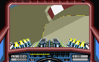 Stunt Car Racer atari screenshot