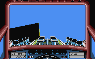 Stunt Car Racer atari screenshot