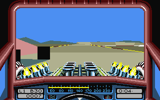 Stunt Car Racer atari screenshot