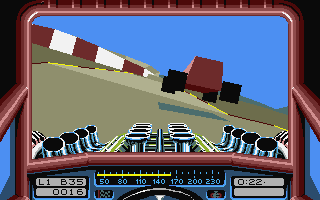 Stunt Car Racer atari screenshot