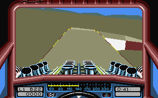 Stunt Track Racer atari screenshot