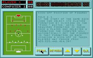 Subbuteo atari screenshot