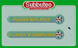 Subbuteo atari screenshot