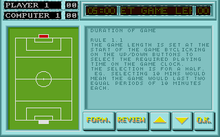 Subbuteo atari screenshot