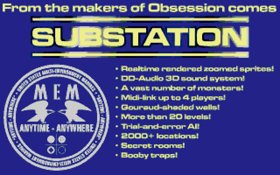 Substation atari screenshot