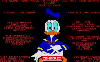 Suck My Duck atari screenshot