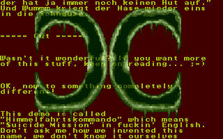 Suicide Mission atari screenshot