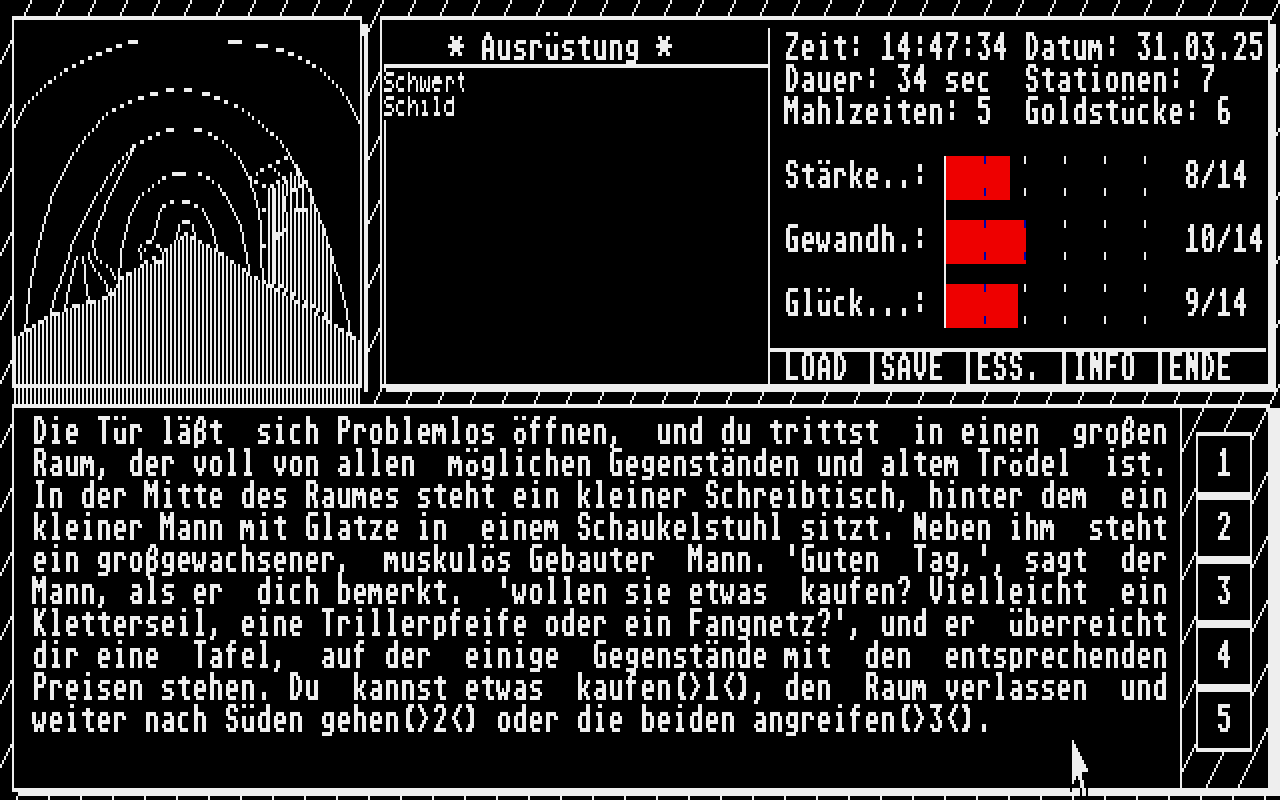 Sumkuvits Labyrint II atari screenshot