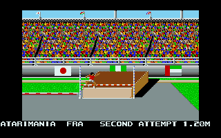 Summer Games atari screenshot
