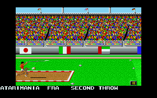 Summer Games atari screenshot