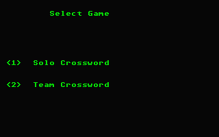 Sun Crossword (The) atari screenshot