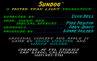 Sundog - Frozen Legacy atari screenshot