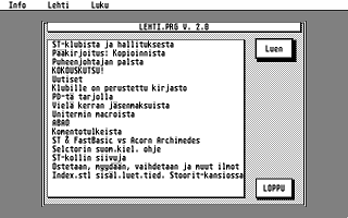 Suomenkieliset Tietosanomat 1988 / 1