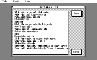 Suomenkieliset Tietosanomat 1988 / 1 — screenshot 1