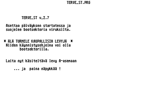 Suomenkieliset Tietosanomat 1989 / 4 atari screenshot