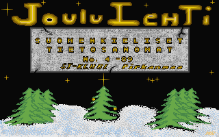 Suomenkieliset Tietosanomat 1989 / 4 atari screenshot
