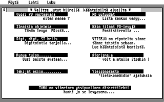 Suomenkieliset Tietosanomat 1989 / 4 atari screenshot