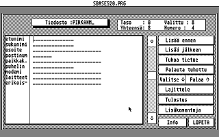 Suomenkieliset Tietosanomat 1990 / 2 atari screenshot