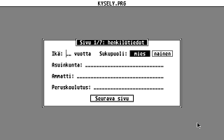 Suomenkieliset Tietosanomat 1990 / 2 atari screenshot
