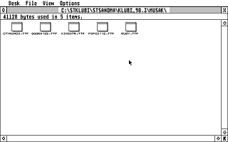Suomenkieliset Tietosanomat 1990 / 3 atari screenshot