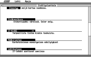 Suomenkieliset Tietosanomat 1990 / 4 atari screenshot