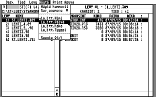 Suomenkieliset Tietosanomat 1991 / 2 atari screenshot