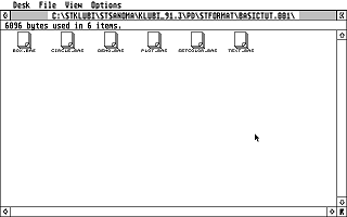 Suomenkieliset Tietosanomat 1991 / 3 atari screenshot