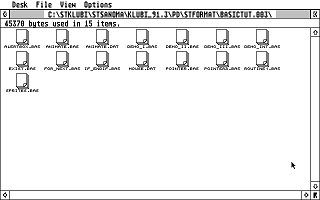Suomenkieliset Tietosanomat 1991 / 3 atari screenshot