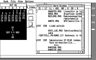 Suomenkieliset Tietosanomat 1991 / 1 atari screenshot