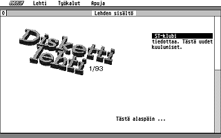 Suomenkieliset Tietosanomat 1993 / 1