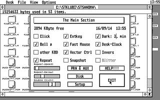 Suomenkieliset Tietosanomat 1993 / 3 atari screenshot