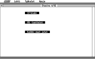 Suomenkieliset Tietosanomat 1993 / 4 — screenshot 1
