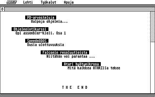 Suomenkieliset Tietosanomat 1994 / 1 atari screenshot