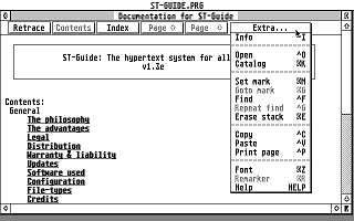 Suomenkieliset Tietosanomat 1995 / 1 atari screenshot