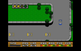 Super Cars atari screenshot