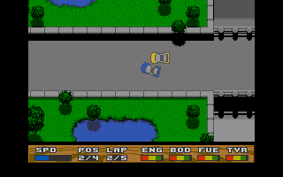 Super Cars atari screenshot