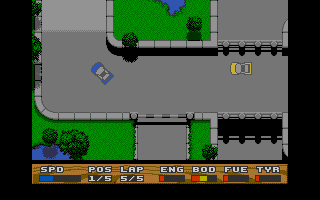 Super Cars atari screenshot