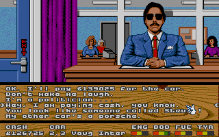 Super Cars atari screenshot