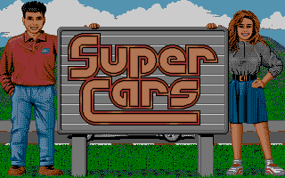 Super Cars atari screenshot