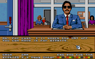 Super Cars atari screenshot