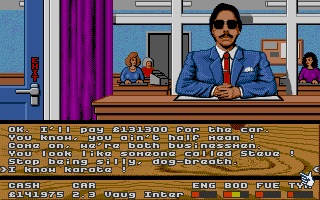 Super Cars atari screenshot