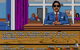 Super Cars atari screenshot