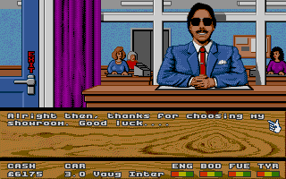 Super Cars atari screenshot