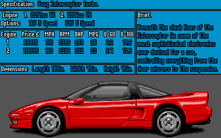 Super Cars atari screenshot