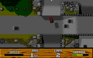 Super Cars II atari screenshot