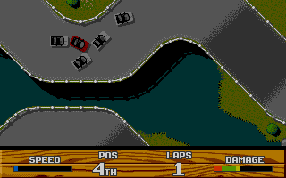 Super Cars II atari screenshot