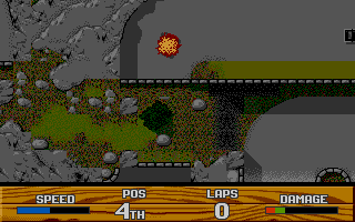 Super Cars II atari screenshot