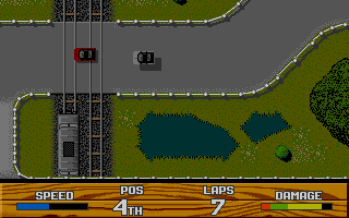 Super Cars II atari screenshot